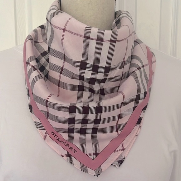 BURBERRY HANDKERCHIEF SCARF - Picture 5 of 5